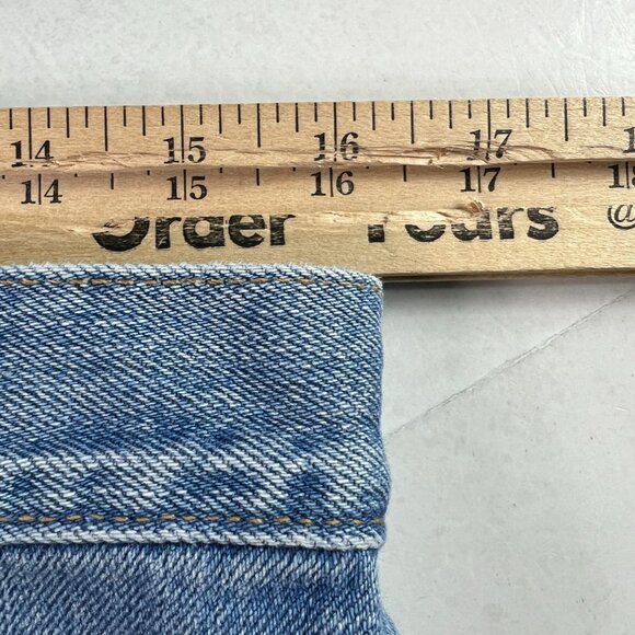 Y2K Levi's Jean Women 32x30* 515 Mid Rise Boot Cut Blue Faded Denim Tag 12M Miss - Picture 16 of 16